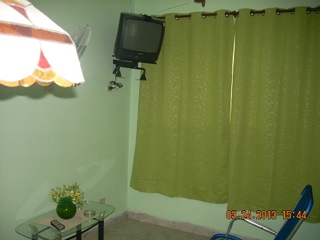 'Living room' Casas particulares are an alternative to hotels in Cuba.